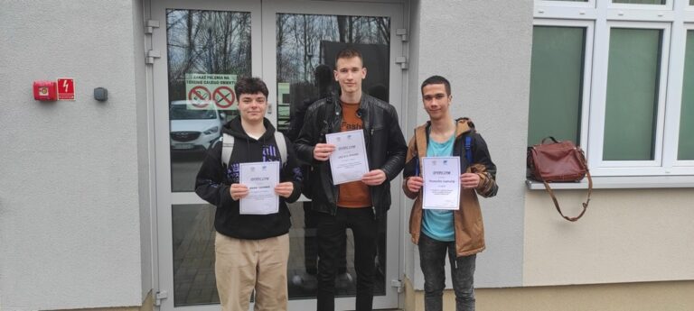 Podium w Konkursie dla uczniów CKZ